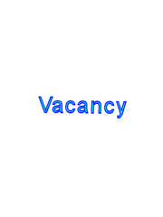 vacancy